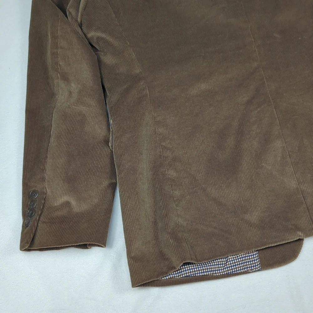Saddlebred‎ Heritage Corduroy Mens Blazer Brown Size 44R